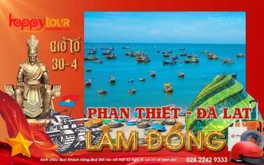TOUR PHAN THIẾT - ĐÀ LẠT 4 NGÀY 3 ĐÊM - TOUR LỄ 2026