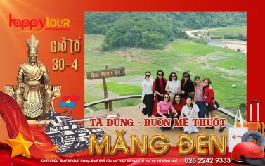 TOUR MĂNG ĐEN - KONTUM - GIA LAI - BUÔN MÊ THUỘT - TÀ ĐÙNG 3 NGÀY 3 ĐÊM - HD