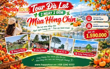 TOUR ĐÀ LẠT - SẮC THU DỊU DÀNG 2 NGÀY 2 ĐÊM