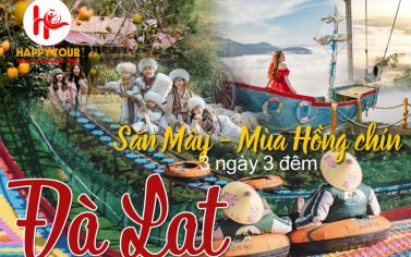 TOUR ĐÀ LẠT SĂN MÂY 3 NGÀY 3 ĐÊM - MÙA HỒNG CHÍN