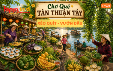 TOUR ĐỒNG THÁP - VƯỜN DÂU - XẺO QUÍT - CHỢ QUÊ 1 NGÀY