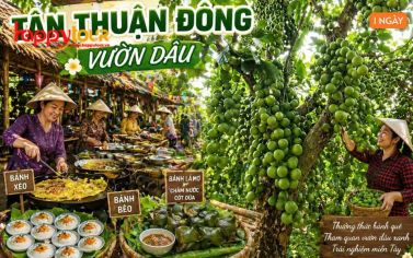 TOUR ĐỒNG THÁP - VƯỜN DÂU - XẺO QUÍT - CHỢ QUÊ 1 NGÀY