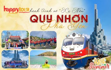 TOUR QUY NHƠN - PHÚ YÊN - 3 NGÀY 4 ĐÊM -  TÀU LỬA