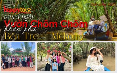 TOUR MEKONG 1 NGÀY - BẾN TRE - VƯỜN CHÔM CHÔM